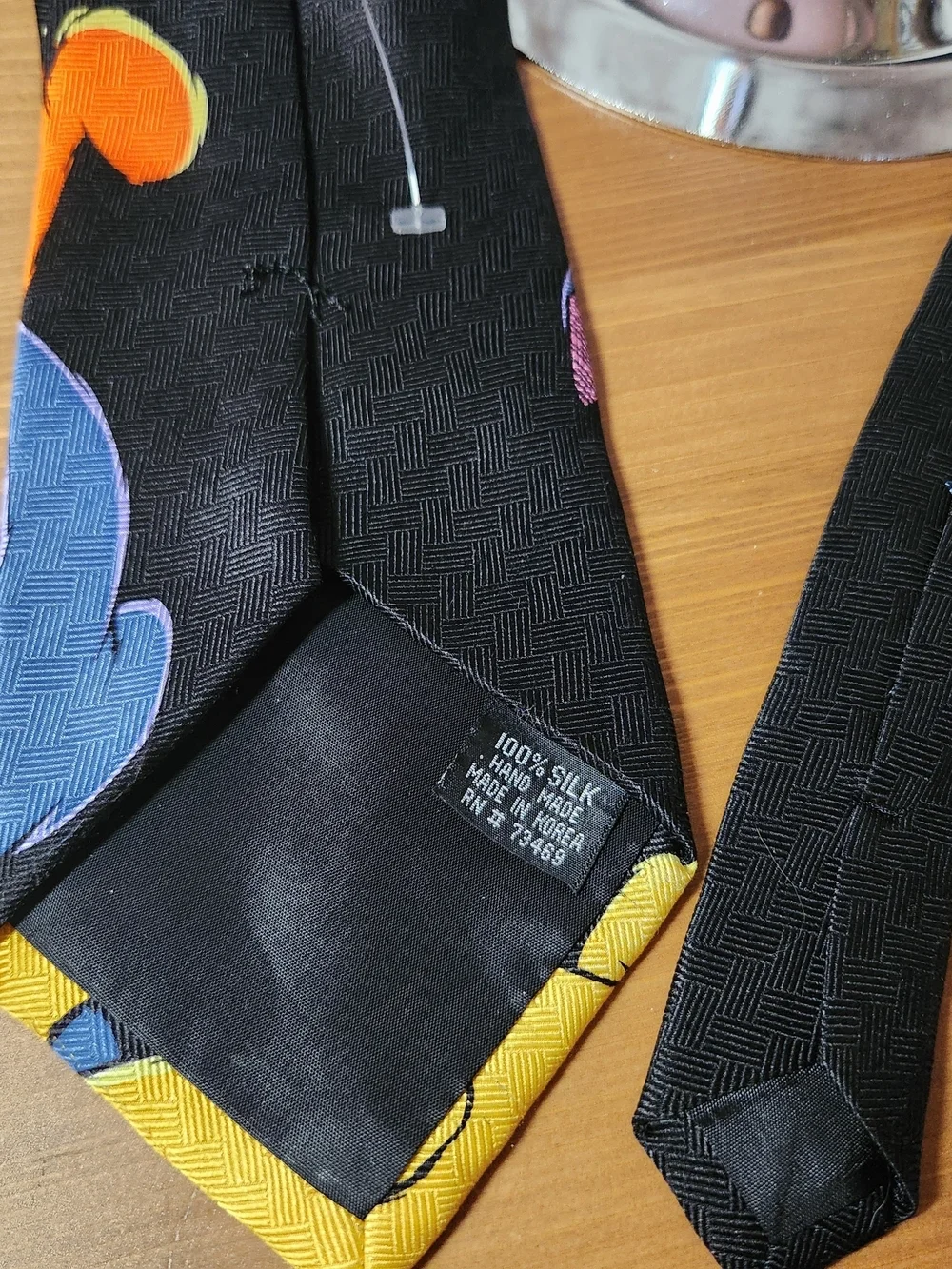 Official Disney Winnie-the-Pooh & Friends Necktie Tigger Eeyore 100% Silk Black